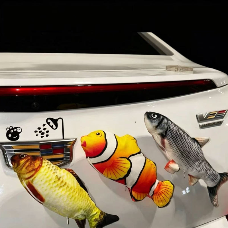 Voice-controlled wagging tail fish Decor