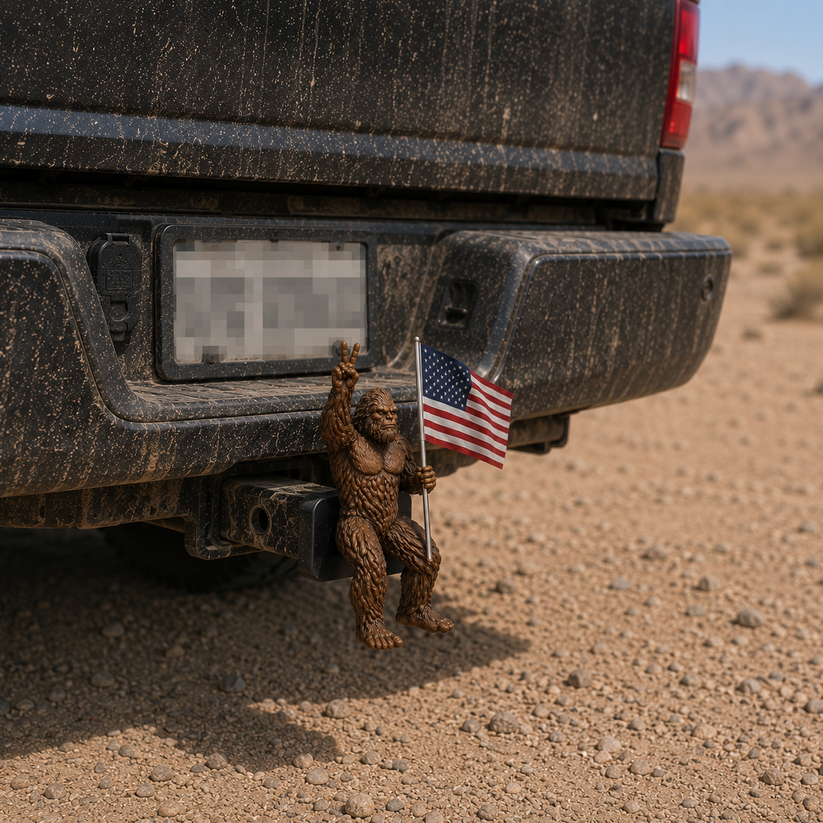 Bigfoot Trailer Hitch Cover——Fits 1.25''、2''Standard Receiver