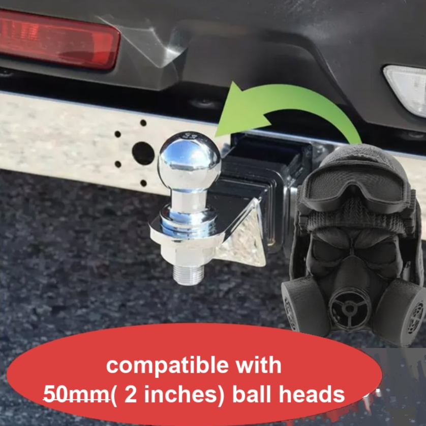 Gas Mask Hitch Ball Cover - Fits 2” Receiver