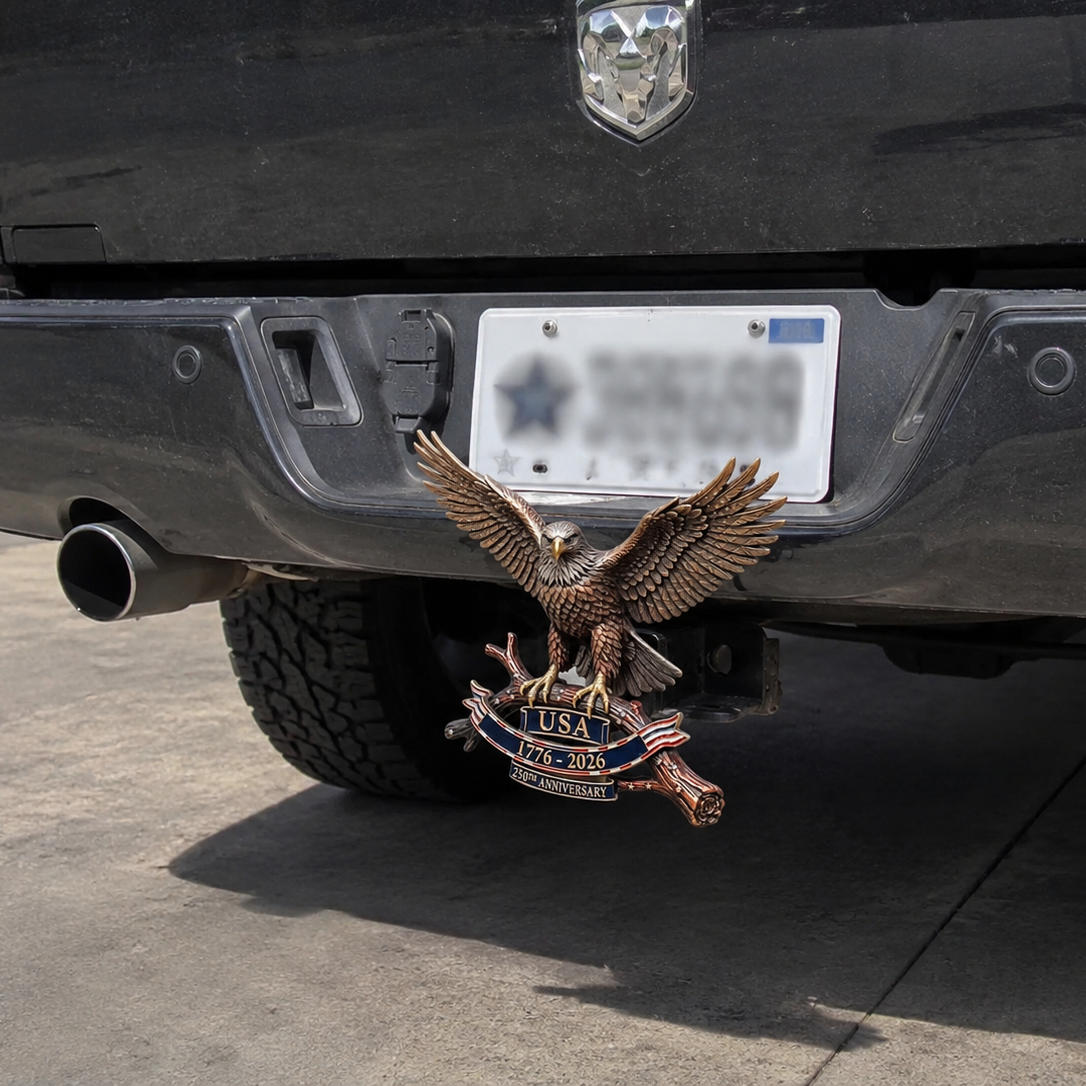 Patriot Eagle Trailer Hitch Cover——Fits 2‘’/ 1.25‘’ Receiver