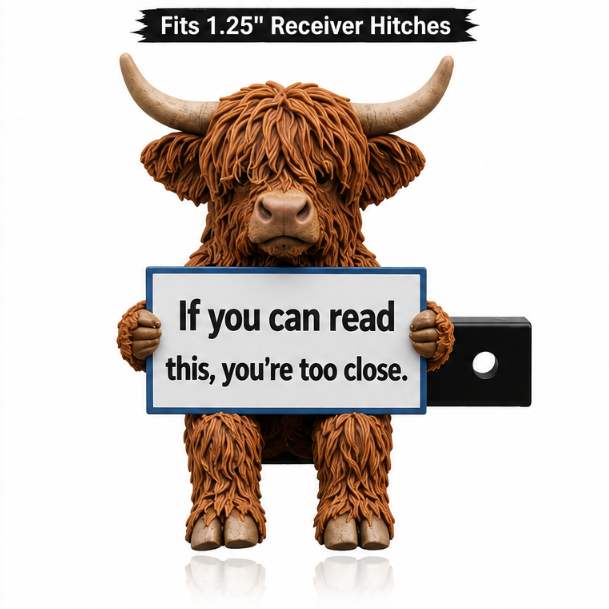 Chill Highland Hitch Cover——Fits Standard 1.25" Receiver Hitches