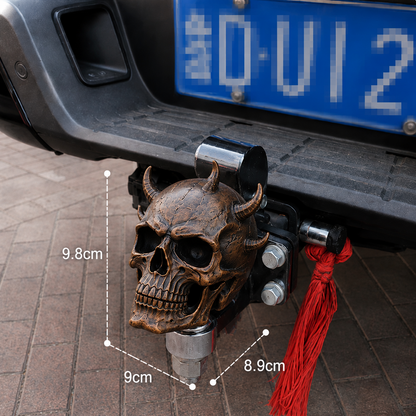 Hellfire Demon Skull Hitch Ball Cover/Tow Ball Cover/ ——Fits Standard 2" Trailer Balls