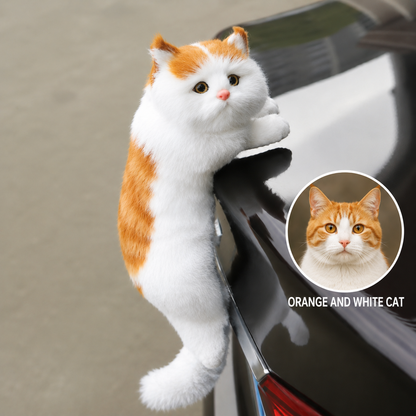Adorable Climbing Cat Car Decor