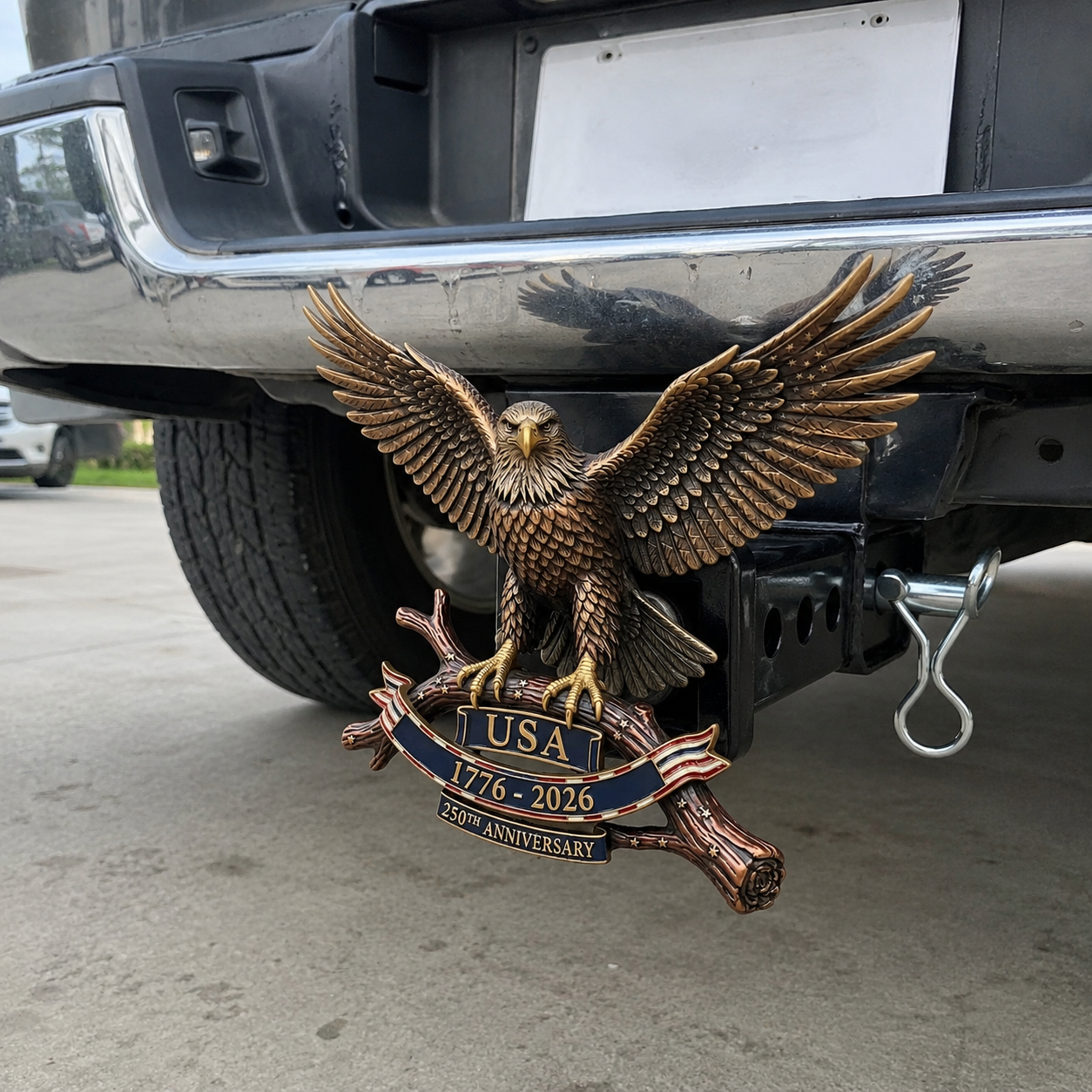 Patriot Eagle Trailer Hitch Cover——Fits 2‘’/ 1.25‘’ Receiver