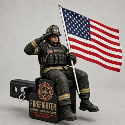 Tactical Soldier Trailer Hitch Cover——Fits 2‘’/ 1.25'' Receiver