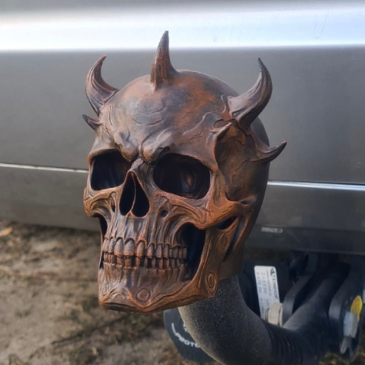Hellfire Demon Skull Hitch Ball Cover/Tow Ball Cover/ ——Fits Standard 2" Trailer Balls