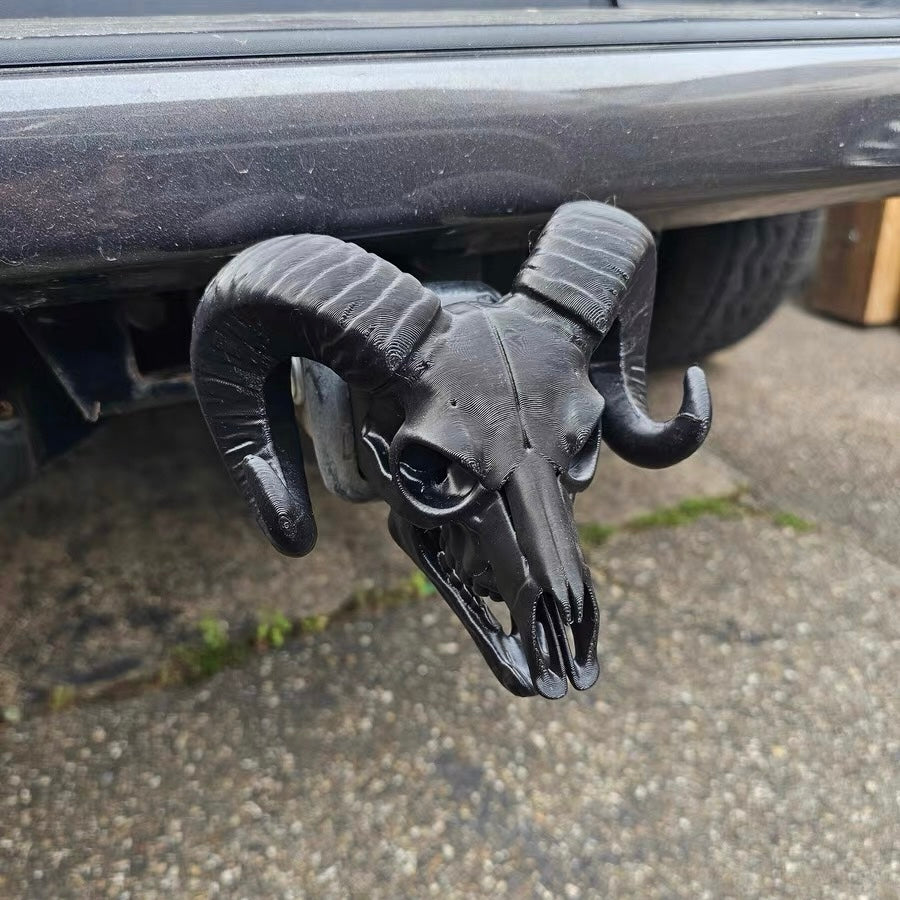 Cowboy Culture Ram Skull Hitch Cover – Fits Standard 2" Receiver
