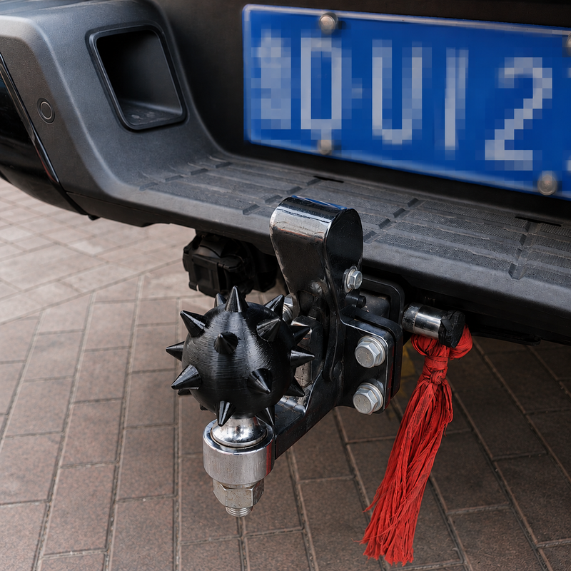 Outlaw Mace Hitch Ball Cover /Tow Ball Cover– Fits 2" Trailer Balls