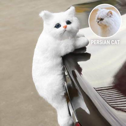 Adorable Climbing Cat Car Decor